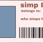 Simp card template