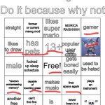 :p | NOT ON HERE BUT YAH | image tagged in yakko s bingo v6 | made w/ Imgflip meme maker