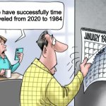 1984 Calendar | We have successfully time traveled from 2020 to 1984 | image tagged in 1984 calendar,funny,memes | made w/ Imgflip meme maker