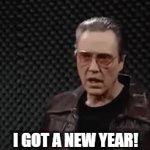 New Year's Resolution | IS MORE COWBELL! I GOT A NEW YEAR! AND THE ONLY RESOLUTION. . . | image tagged in gifs,cowbell,fever,christopher walken fever | made w/ Imgflip video-to-gif maker