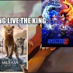 Long live the king meme on Mufasa | LONG LIVE THE KING | image tagged in long live the king | made w/ Imgflip meme maker