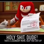 Knuckles meme approved