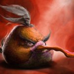 Realistic angry birds