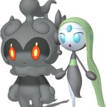 Marshadow and Meloetta