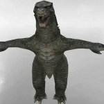 Godzilla T-pose