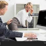 man touching butt