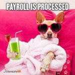 Payroll is done