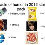 Pinnacle of humor in 2012 starter pack