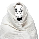 Soyjak in blanket