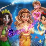 Disney Princesses as Mermaids