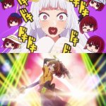 Akane fangirling over Kana