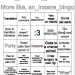 An insane bingo (new years day 2025)