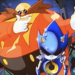 Eggman and Metal Sonic