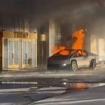 cybertruck fire