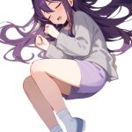 DDLC Yuri sleeping