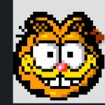 Garfield stares into your soul meme