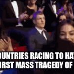 south korea takes cake? | COUNTRIES RACING TO HAVE THE FIRST MASS TRAGEDY OF 2025 | image tagged in gifs,blank white template | made w/ Imgflip video-to-gif maker