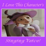 i love Lucile's singing voice | image tagged in i love this character's singing voice,a monster in paris,movies,lucile,redhead,singer | made w/ Imgflip meme maker