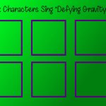 six characters sing defying gravity meme