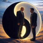 donald Trump Elon Musk #elonald Yin Yang