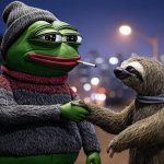 Pepe Sloth Handshake