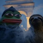 Pepe Sloth Washington Square Arch