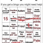 CarlyNorge's Bingo | MEDIUM | image tagged in carlynorge's bingo | made w/ Imgflip meme maker