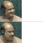 lok sabha speaker om birla smiling meme template