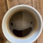 Smiling coffee