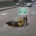 Hole to China