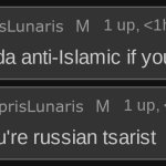 Anti-Islamic Tsarist