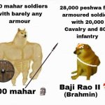 500 mahar 28000 pesha bajirao soldiers