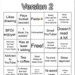 JustAnArabMemer101 bingo version 2 (fixed) meme