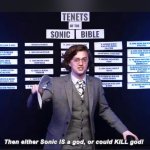 BDG Sonic is a god or could kill god