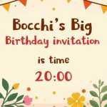 Bocchi Experiment Episode 3: Bocchi's Big Birthday (Title Card)