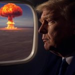 Donald Trump nuclear bomb explosion Air Force One