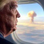 Donald Trump nuclear bomb explosion Air Force One