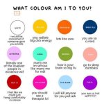 What color am I to you?