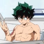 deku in bed