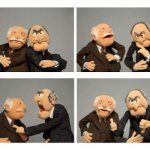 Statler and Waldorf (Four Panels) meme