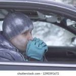 Man Freezing In Car