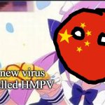 Doctors' warning as cases of HMPV virus ravaging China double in US (DailyMail, 7/1/2025) | new virus called HMPV | image tagged in minato aqua holding a plate,china,china virus,chinese memes,memes | made w/ Imgflip meme maker