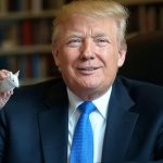 Donald Trump holding a mouse RB60 Arbie