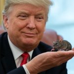 Donald Trump holding a mouse RB60 Arbie