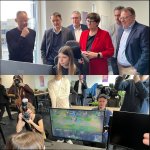 German politicians watching LoL Pro player