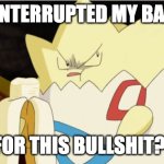 pissed togepi eating banana