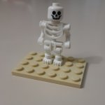 Lego Skeleton On Sand