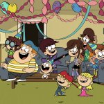 Loud house party living room