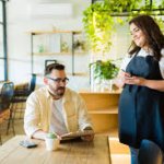 Man and Fat Waitress