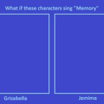 what if these characters sing memory meme